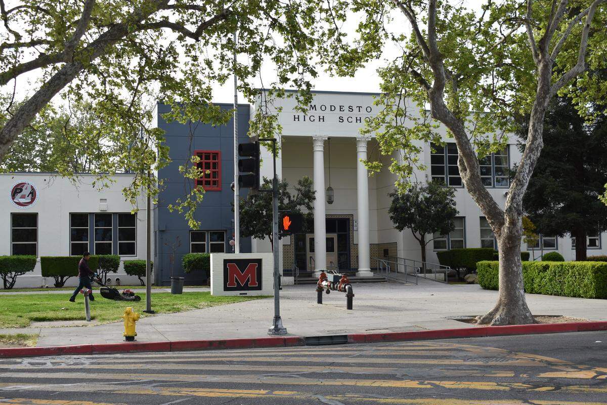 Modesto City Schools is considering asking voters in November to approve a nearly $200 million bond to upgrade the facilities at Modesto High and its other high school campuses.