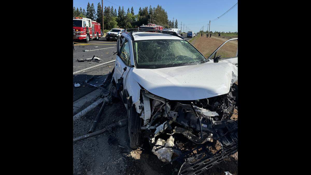 Four people including a 1-year-old and her grandmother were killed in a four-vehicle crash on McHenry Avenue north of Modesto on Tuesday afternoon, April 9, 2024.