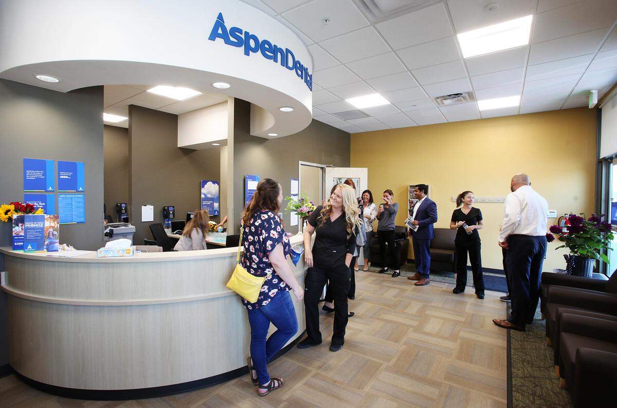 The Modesto Aspen Dental celebrated the grand opening their first practice in California on Wednesday, June 26, 2019 in Modesto, Calif. 