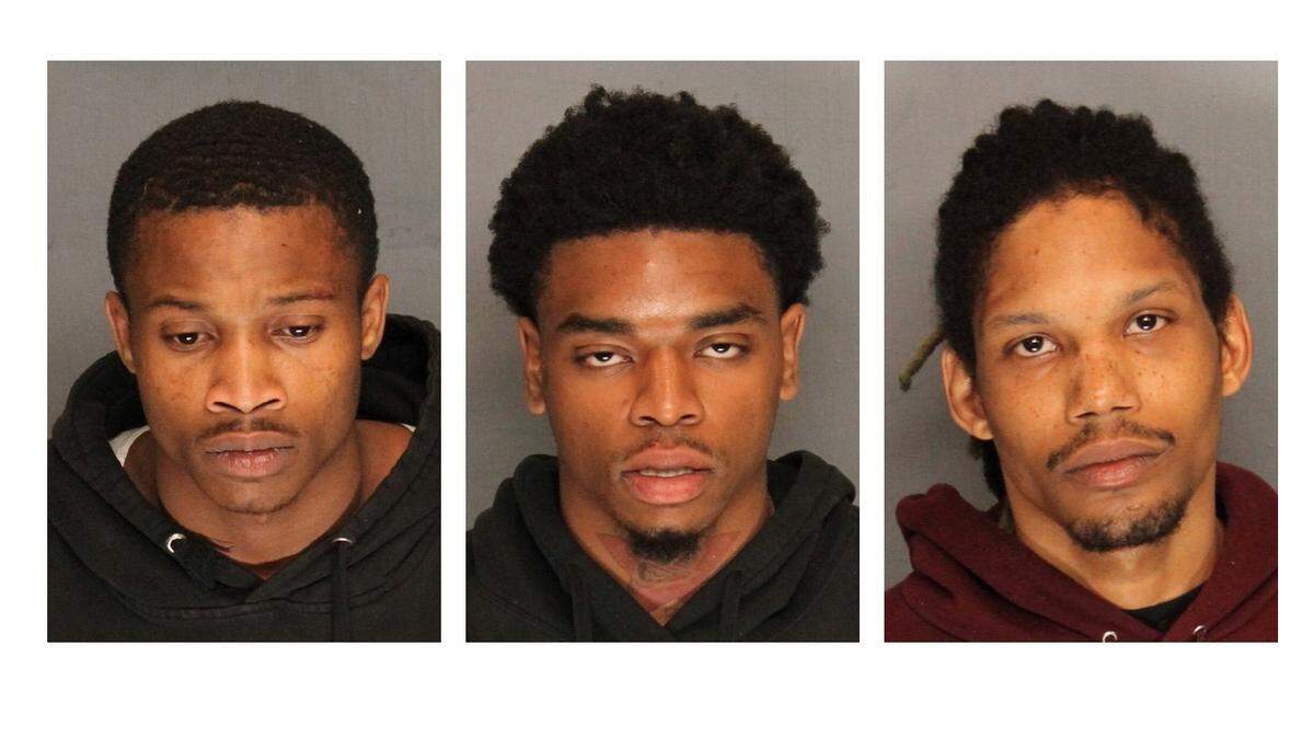 From left: Damaria Brown, Tyler Davis, and Myles Gilmer