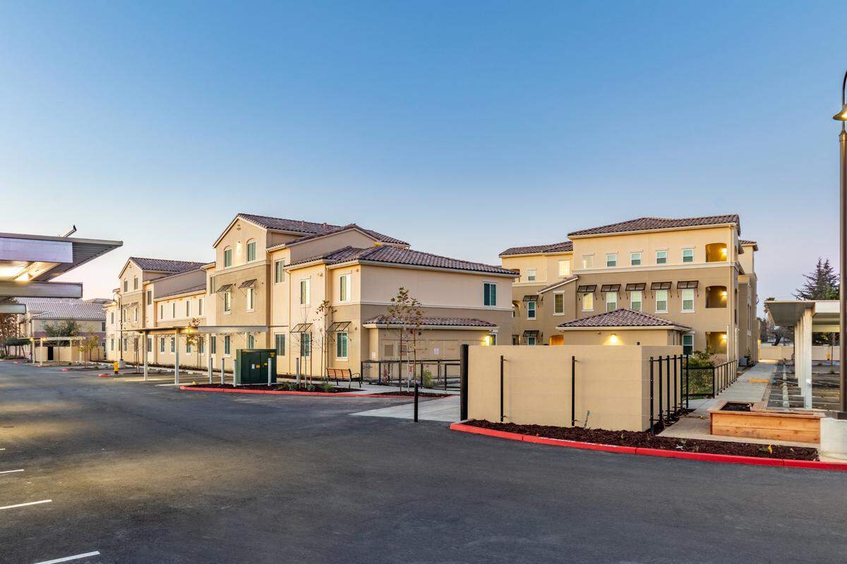 The new development features several amenities including a fitness center, on-site laundry facilities and computer learning centers, according to EAH Housing.