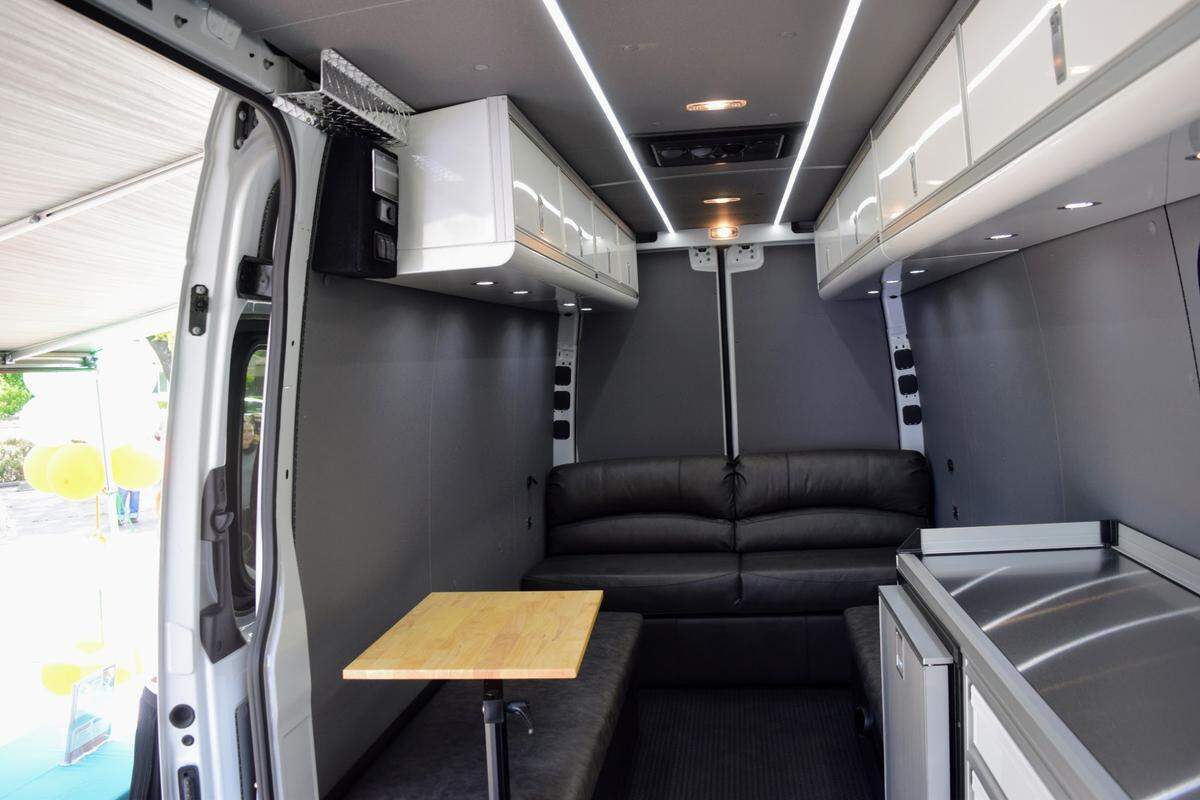 The interior of the Mobile Mental Health van in Turlock on Apr. 24, 2025.