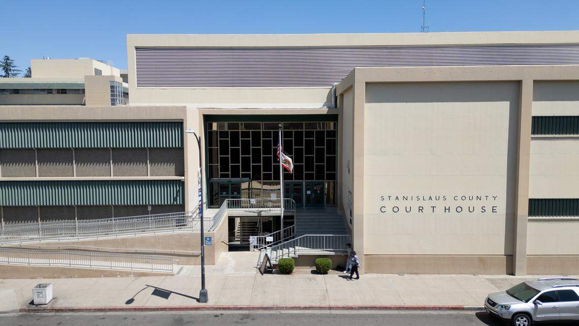 Current Stanislaus County courthouse on 11th Street in Modesto, Calif., Thursday, Aug. 22, 2024.