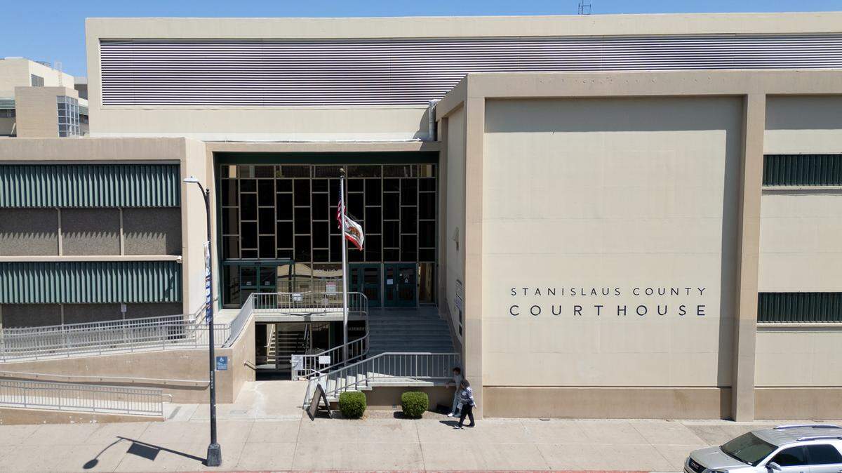 Current Stanislaus County courthouse on 11th Street in Modesto, Calif., Thursday, Aug. 22, 2024.