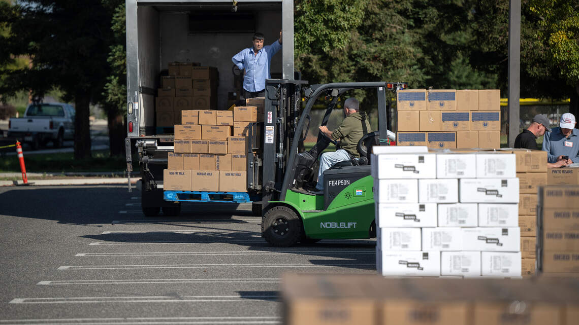 Six stressed food banks benefit from 40,000-pound load delivered to Modesto