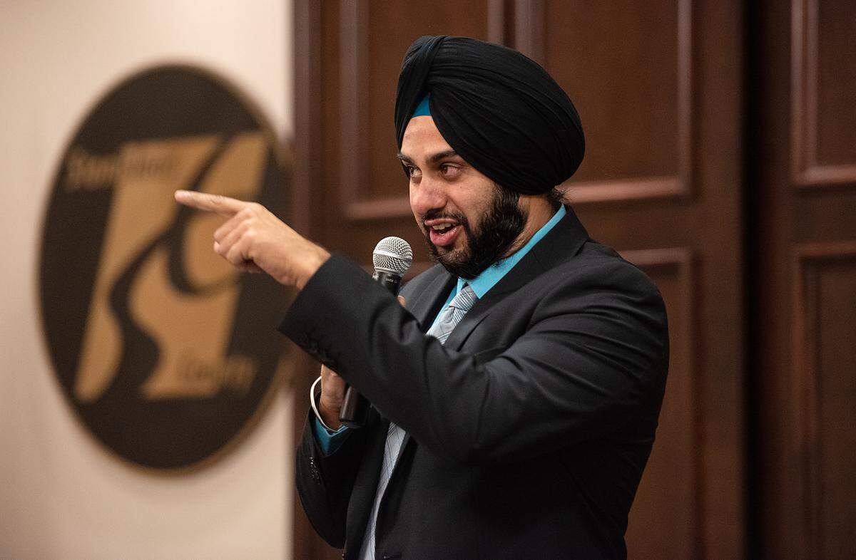 Mani Grewal officially became a member of the Stanislaus County Board of Supervisors during a swearing-in ceremony in Modesto, Calif., on Wednesday, Nov. 2, 2020.