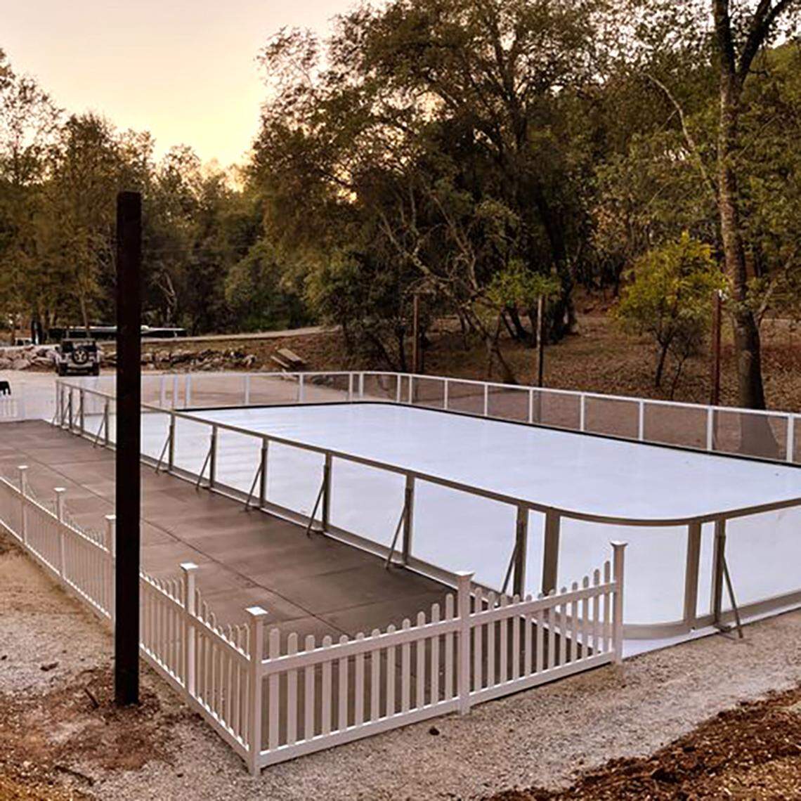 The Columbia Skating Park, a year-round ice rink, will open Nov. 5, 2022, near Columbia State Historic Park.