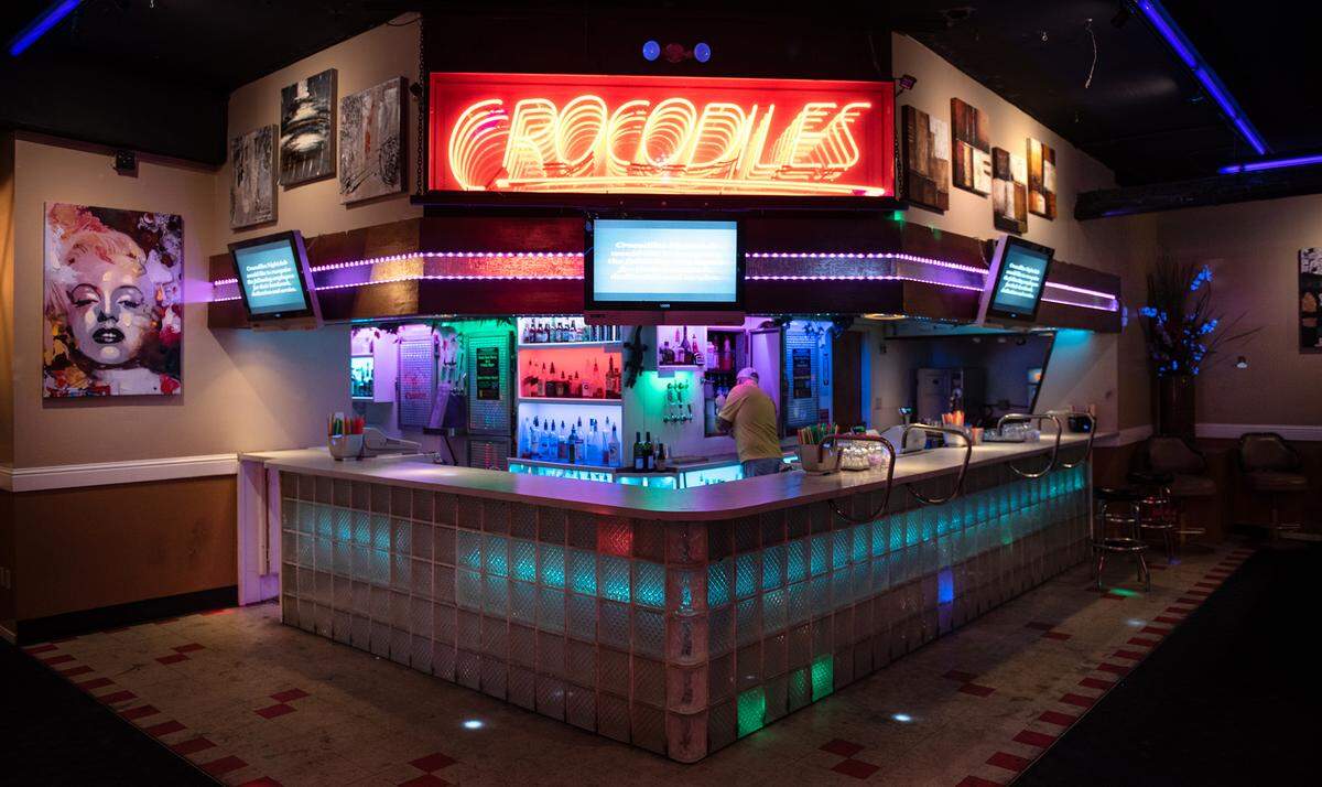 Crocodiles, one of the Valley’s first discotheques & longest running nightclubs in Modesto, on Friday, July 15, 2022.