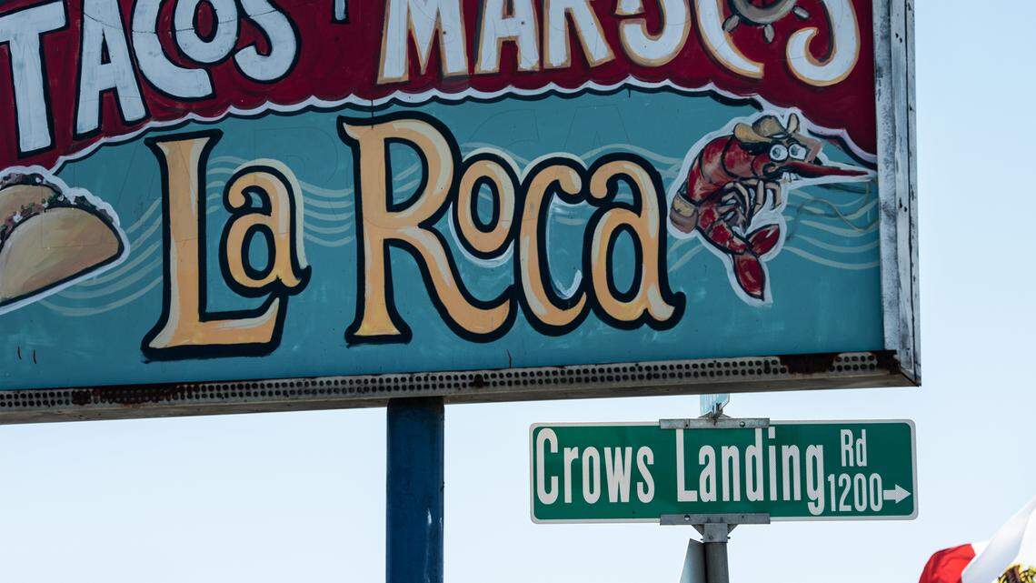 Businesses on Crows Landing Road in Modesto, Calif., on Wednesday, May 19, 2021.
