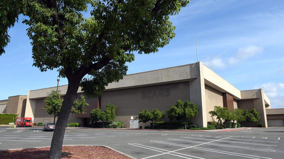 The building that was once Sears at Vintage Faire Mall in Modesto, Calif. is pictured Tuesday morning April 30, 2019 in Modesto, Calif.
