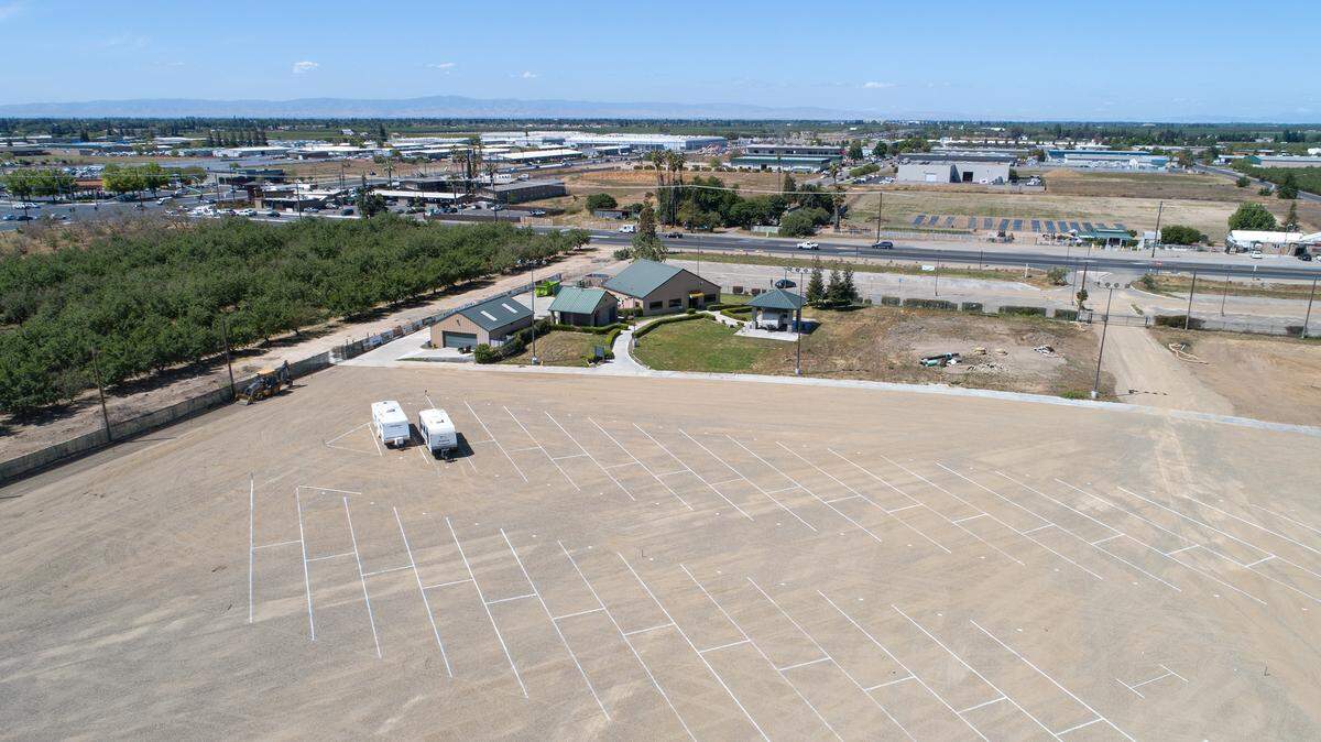 Park Place RV Storage on 5150 McHenry Avenue in Modesto, Calif., on Wednesday, April 20, 2022. The new storage is at site of the former Nor Cal Performance Golf Center.