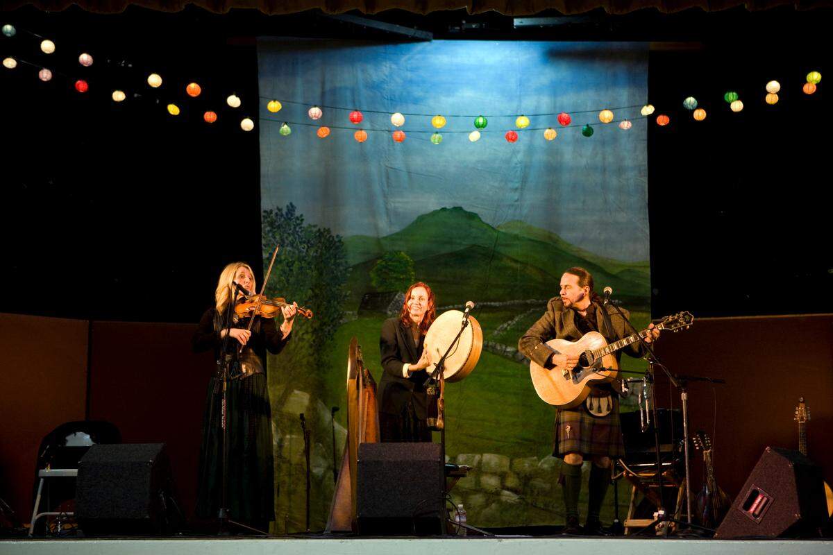 Golden Bough performs traditional Celtic music during the 2010 Celtic Faire.