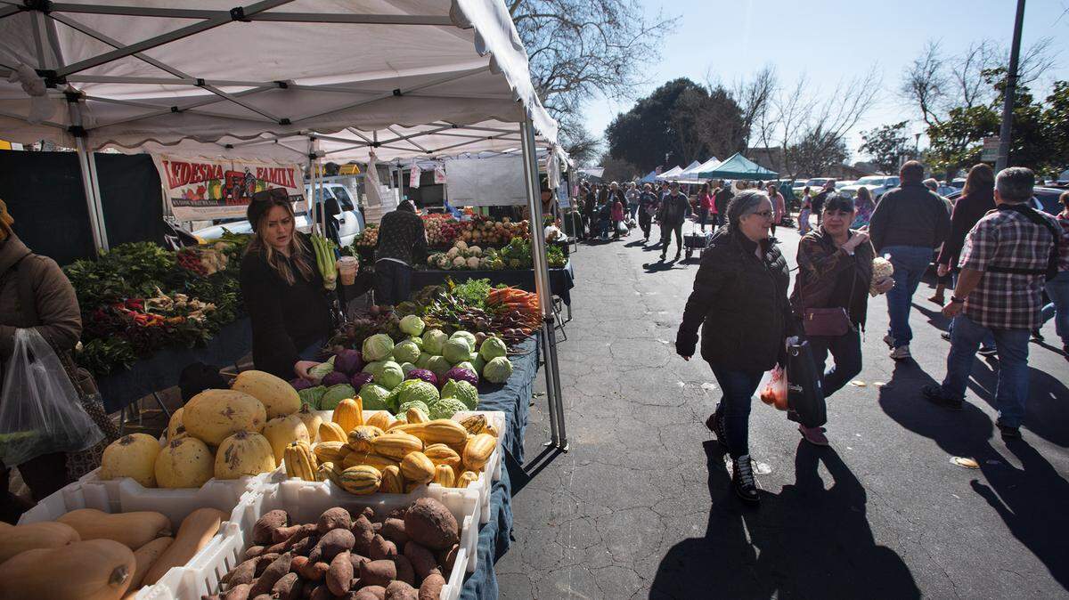 Modesto Certified Farmers Market in Modesto, Calif., Saturday, Feb. 18, 2023.