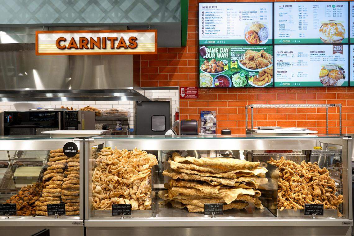 Vallarta Supermarkets during a vendor preview in Modesto, Tuesday, Feb. 4 , 2025.