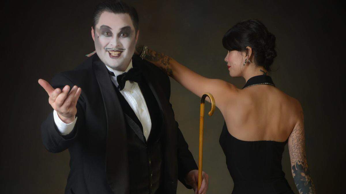 Jerry Lee and Ahna Kerr in “Cabaret” for Sierra Repertory Theatre.