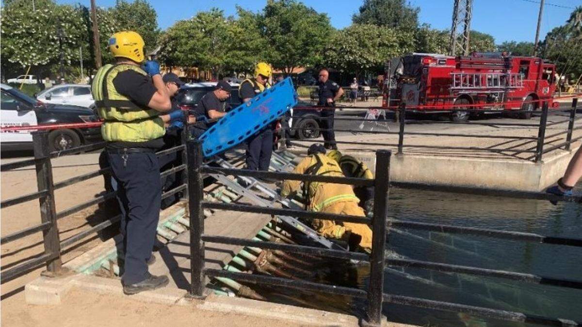 The body of a male was found and recovered Saturday morning, July 23, 2022, from a canal at Virginia and West Morris avenues in central Modesto.