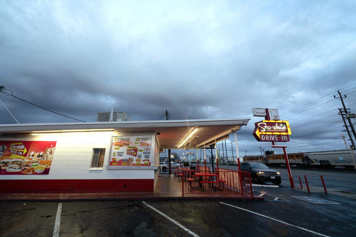 Sno-White Drive-In on Yosemite Blvd. in Modesto, Wednesday, Feb. 11, 2026.  