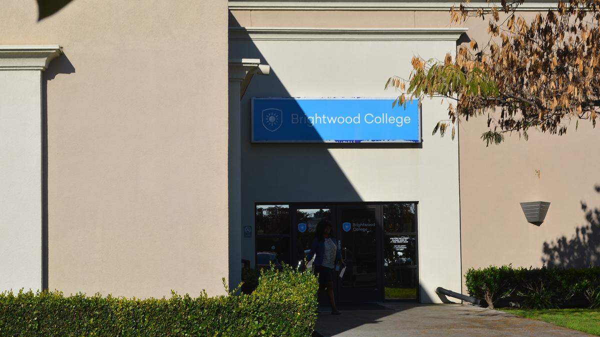 Brightwood College in Salida, Calif. is among more than 70 for-profit campuses whose closing was announced Wednesday, Dec. 5, 2018, by their parent company. Education Corp. of America, based in Birmingham, Ala., is closing the colleges because of an impending loss of accreditation.