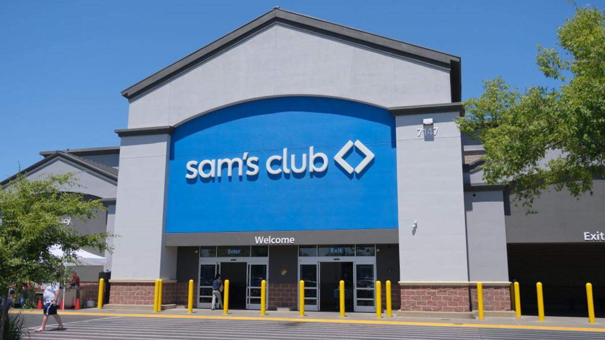 The entrance of the Sam’s Club warehouse store at 7147 Greenback Ln in Citrus Heights