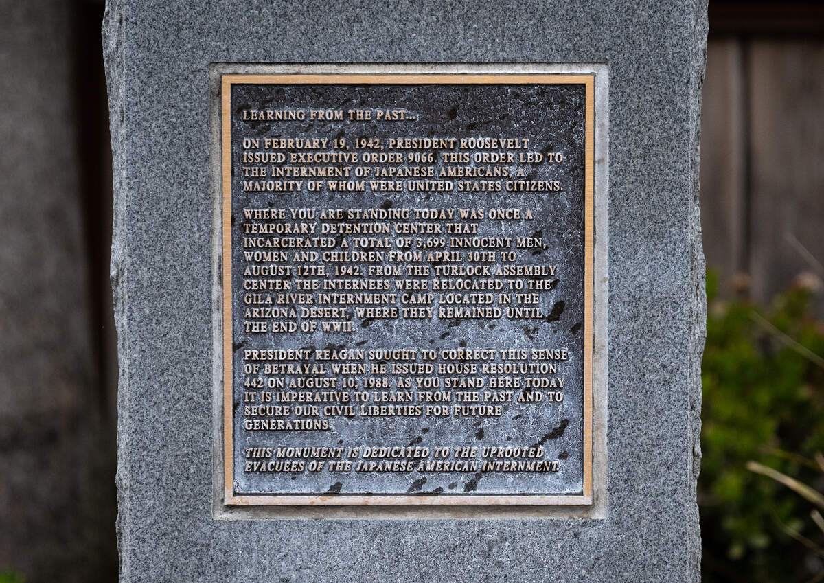 Granite monument honors WWII Japanese internment in Turlock | Modesto Bee