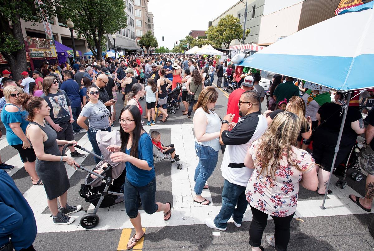 Modesto Taco Fest on 11th Street in Modesto, Calif., Saturday, May 5, 2018.