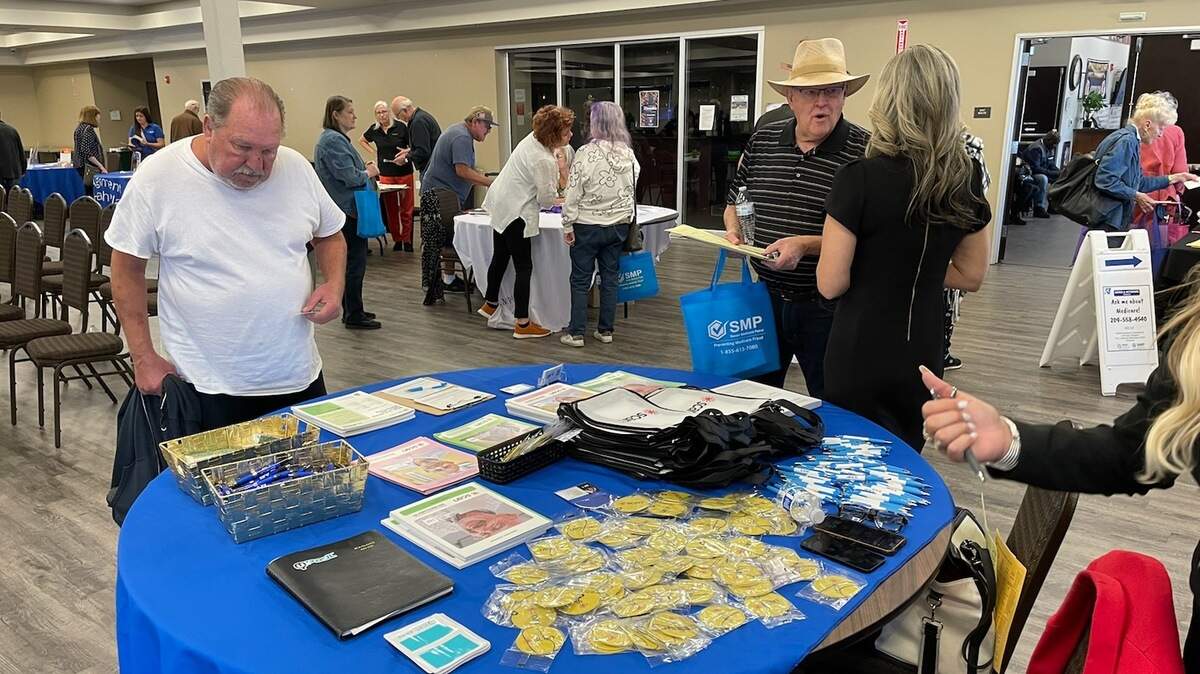 About 200 people attended a Medicare forum in Modesto held Friday, Oct. 18, 2024, at the Stanislaus Veterans Center.