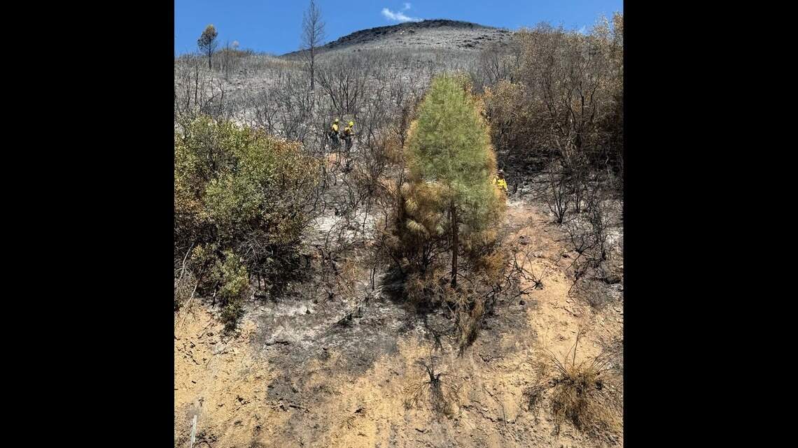 Great progress against fire burning near Yosemite — 91% containment, Highway 140 open