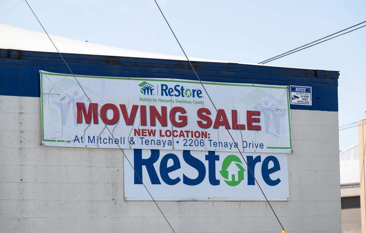 Habitat for Humanity ReStore on Kearney Avenue in Modesto, Calif., on Friday, April 15, 2022.