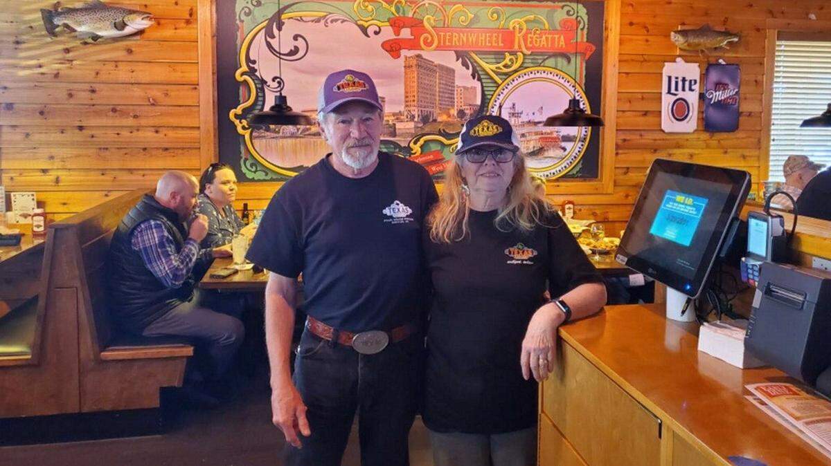 Mike and Judy McNamara will make their 546th Texas Roadhouse visit on Friday, Nov. 28 in Turlock, Calif.