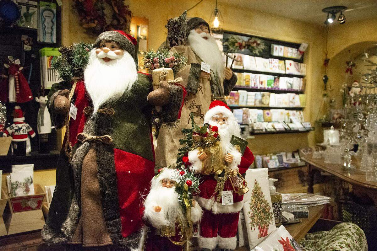The McHenry Mansion Gift Shop is decked out for the holidays in downtown Modesto, Calif.