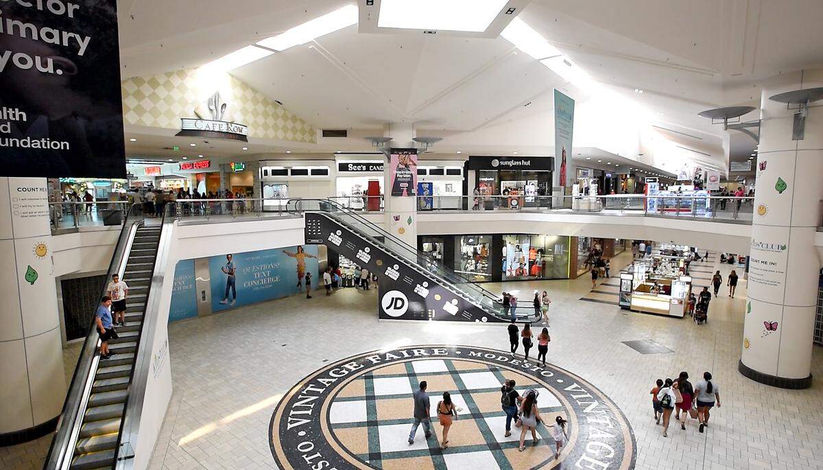 Vintage Faire Mall in Modesto, Calif., on Tuesday, August 2, 2022.