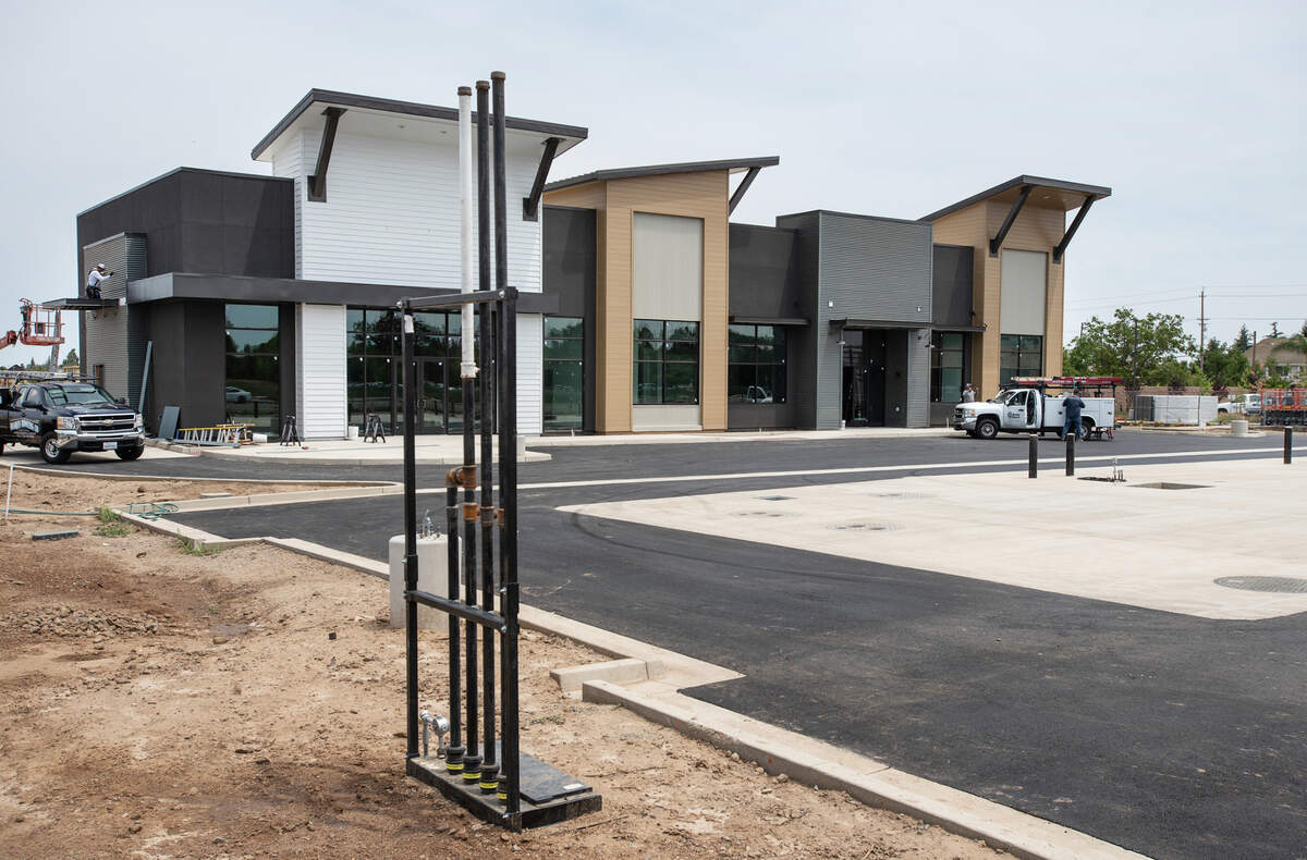 A 76 gas station is under construction on Dale Road in Modesto, Calif., on Wednesday, June 16, 2021.