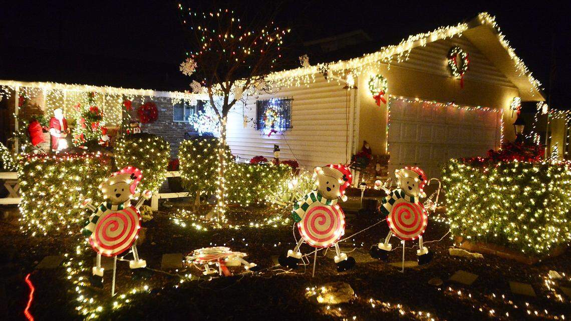Christmas Tree Lane in Ceres, pictured here in 2014, will light up again this year.