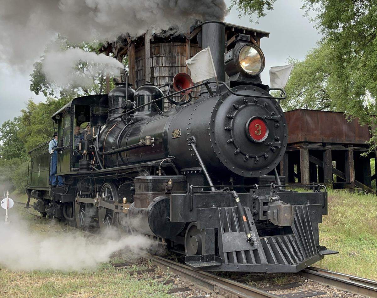 The most recent overhaul of Sierra Railway steam locomotive No. 3 will be celebrated July 12, 2025, at Railtown 1897 State Historic Park in Jamestown, Calif.