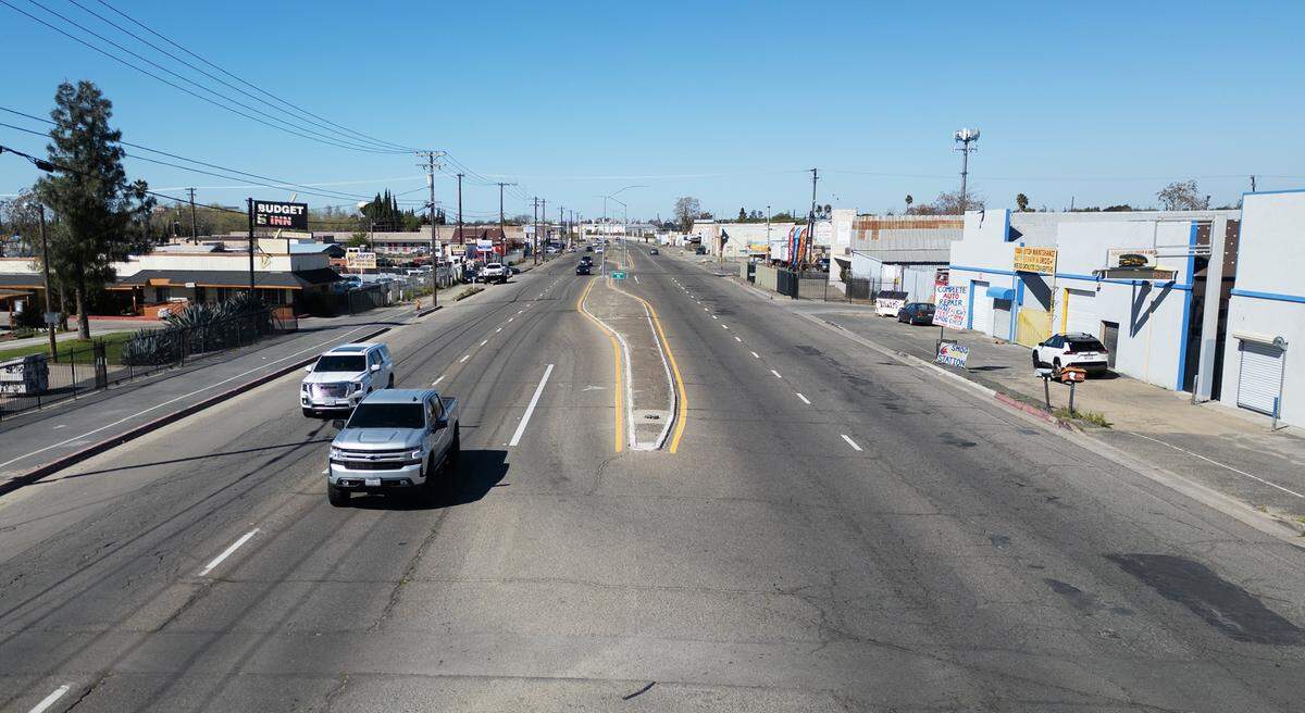 South Ninth Street en Modesto, California, el sábado 16 de marzo de 2024.