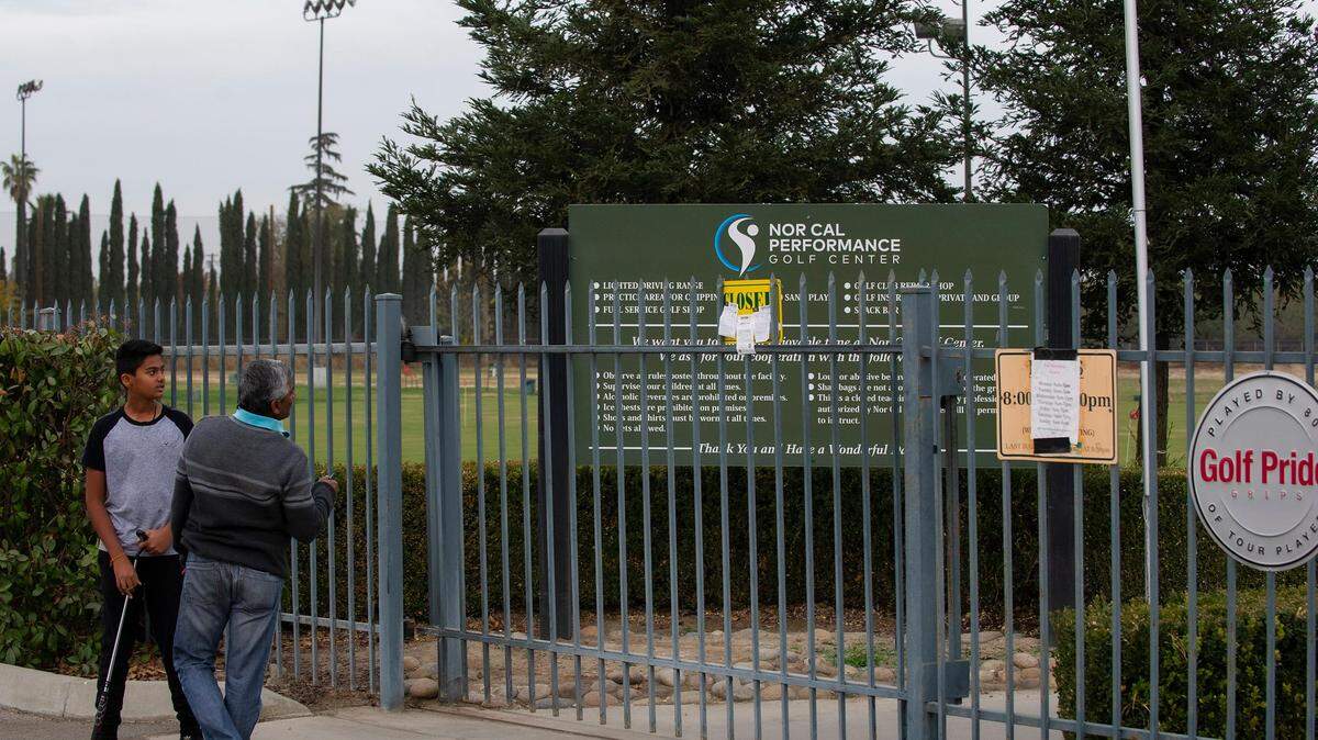 Patrons showed up to the Nor Cal Performance Golf Center driving range on north McHenry to find that it was closed, on Wednesday, November 13, in Modesto.