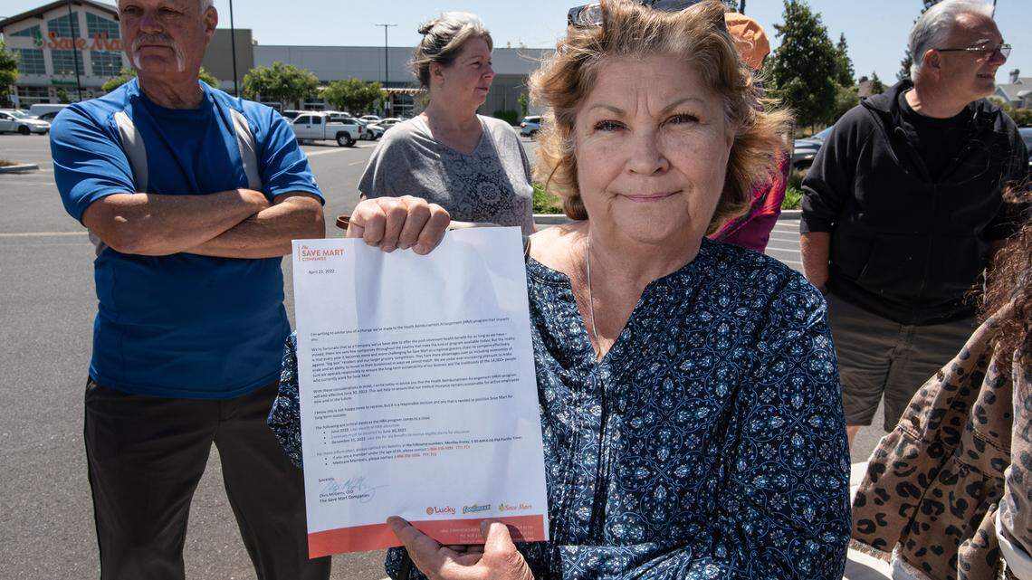 Vickie Del Re is one of hundreds of Save Mart retirees whose supplemental health benefits were eliminated after new owners took over earlier in 2022.