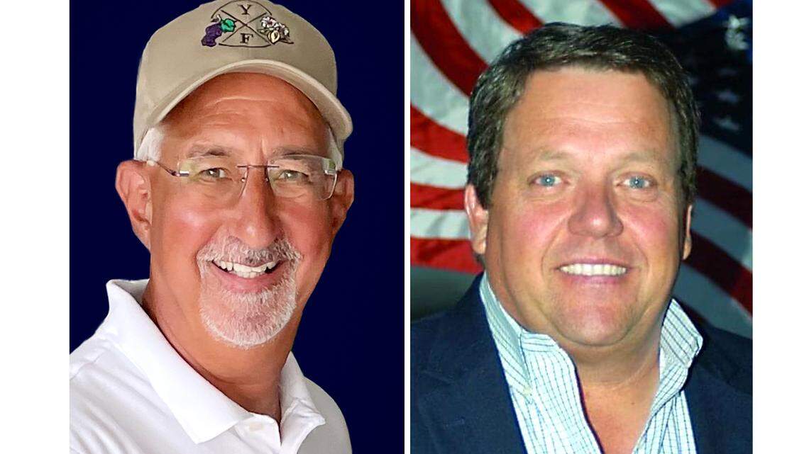 David Yonan, left, and Wayne Zipser are candidates for the Turlock Irrigation District board in the Nov. 8, 2022, election.