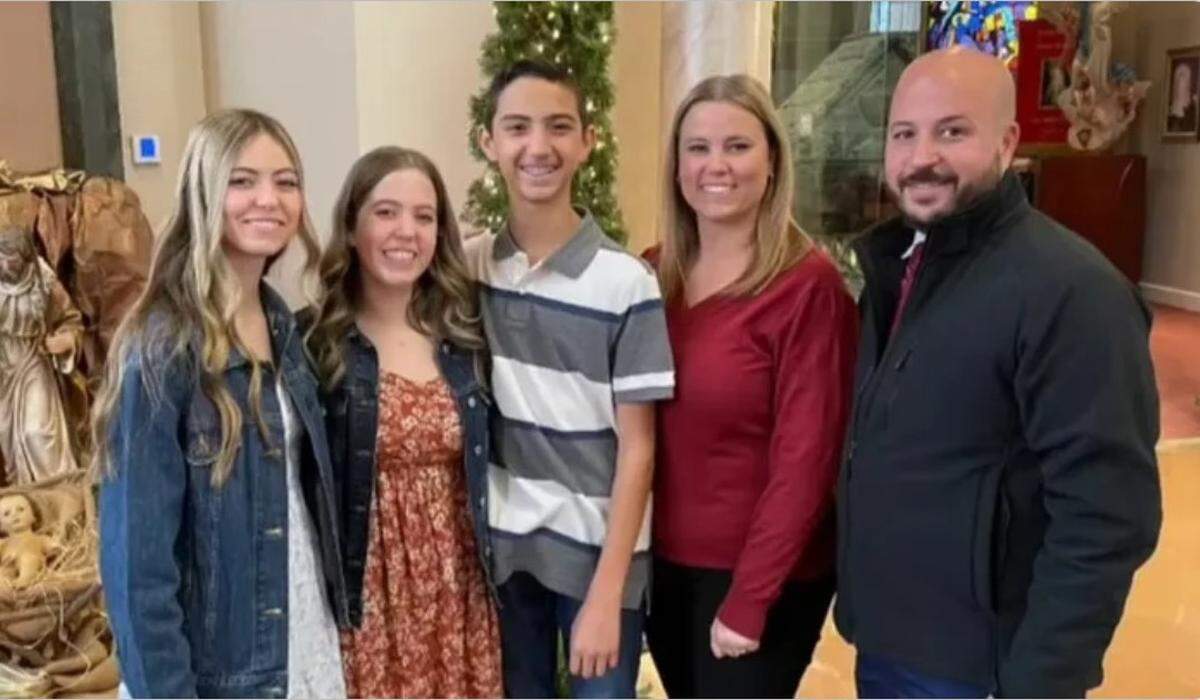 This image of the Lourenco family is from a GoFundMe page set up to help pay help pay for funeral expenses and medical costs.