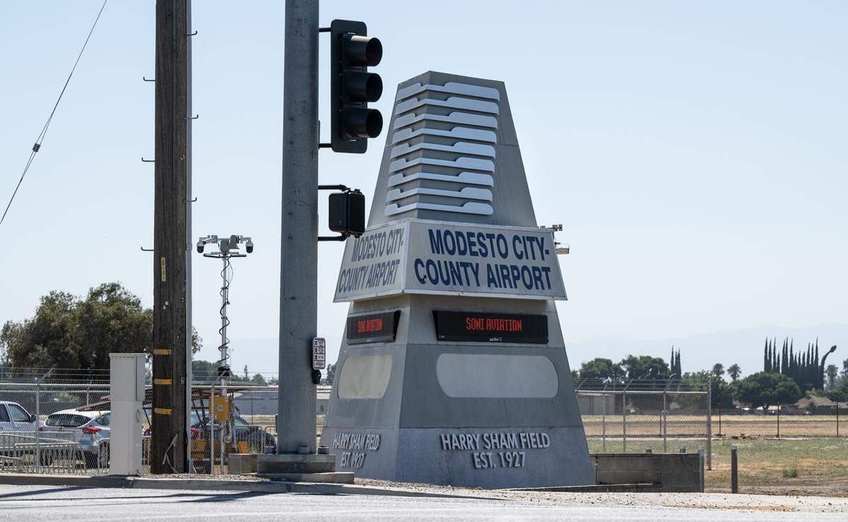 Modesto City-County Airport in Modesto, Calif., Wednesday, August 9, 2023. 