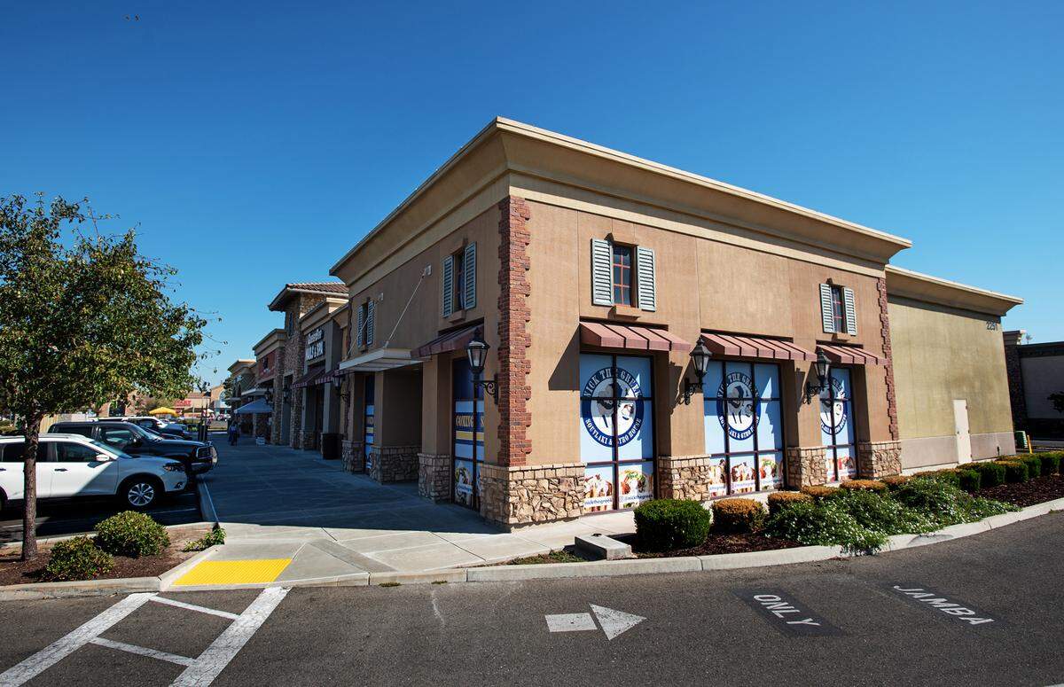 Future location of Nick the Greek restaurant in Crossroads shopping center in Riverbank, Calif., on Saturday, September 24, 2022.