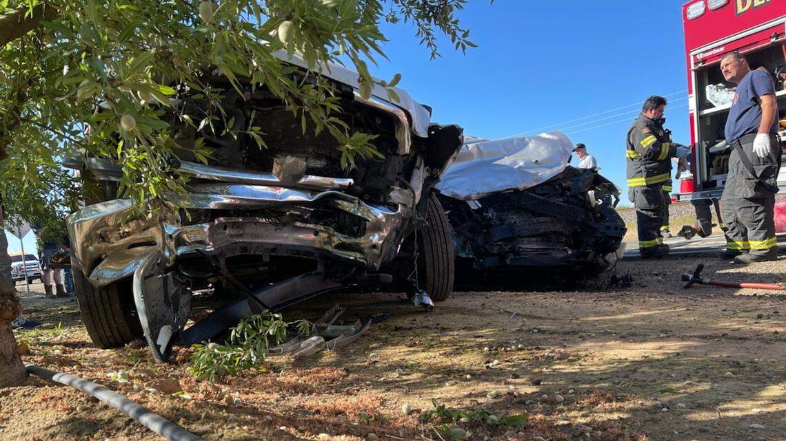 Two people were killed in a head on crash on Santa Fe Avenue Wednesday, April 28 2021