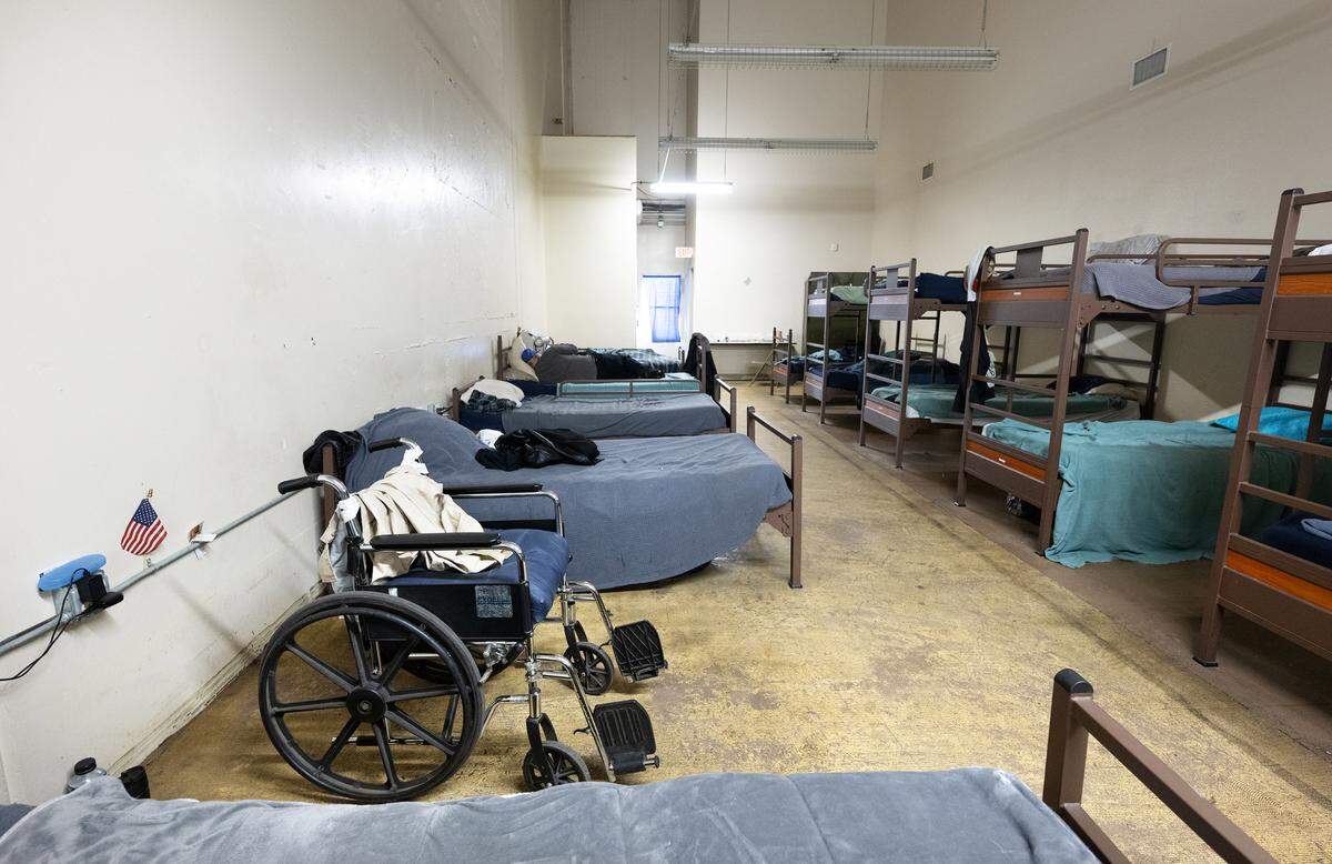 Senior dorm room at the Salvation Army Berberian Center on 9th and D streets in Modesto, Calif., Wednesday, Nov. 22, 2023.