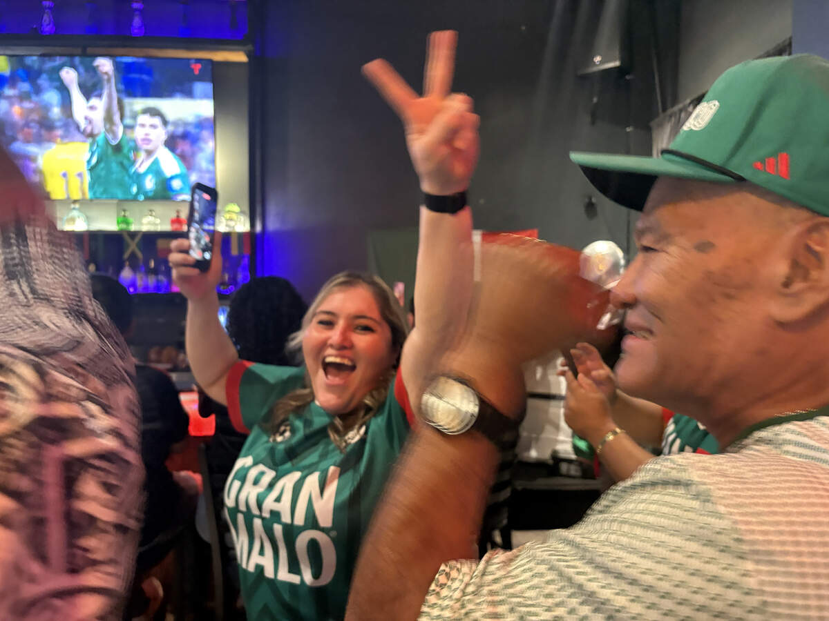 Fans watched the World Cup match between Mexico and Ecuador at CasaMaestros in downtown Modesto June 30, 2026. Mexico won the match 2-0.