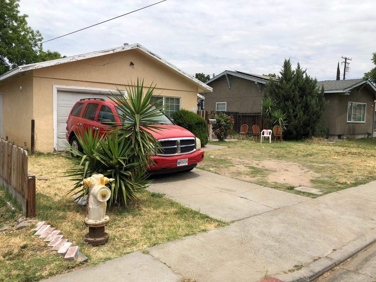 A photo of the house at 517 Vermont Ave., where a 16-year-old Turlock High School student was shot on Saturday, May 19, 2018. Ismael Guzman was transported to the hospital, but later died.