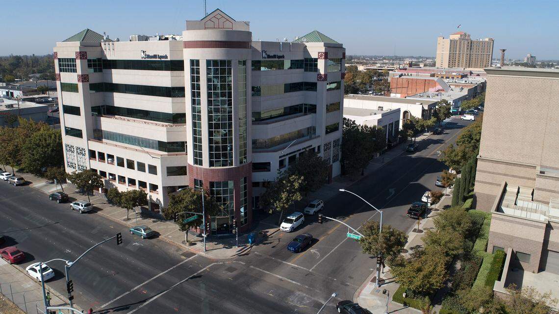 Merrill Lynch Building on 10th And H Street in Modesto, Calif., on Tuesday, Oct. 27, 2020.
