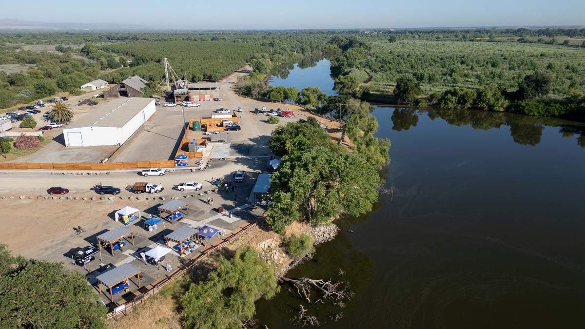 Opening day of Dos Rios State Park in Modesto, Calif., Wednesday June 12, 2024.