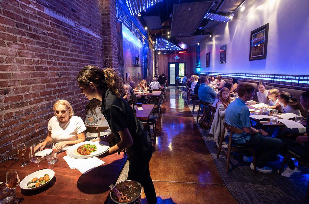 Redwood Cafe in Oakdale, Calif., on Friday, Aug. 6, 2021.