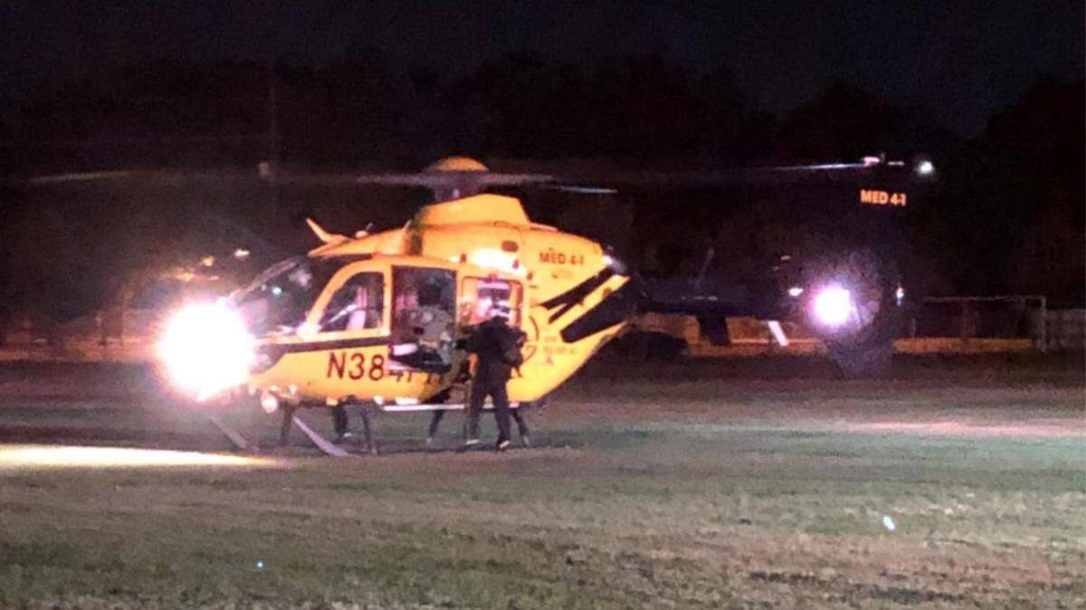 Emergency personnel attended to a vehicle crash at College and Orangeburg avenues in Modesto, California on Sunday, July 25, 2021.