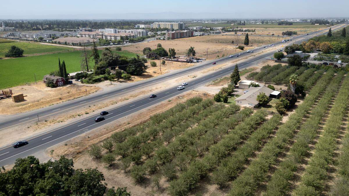 Highway 219 on the north side of Modesto just east of Dale Road on Tuesday, Sept. 2, 2025.